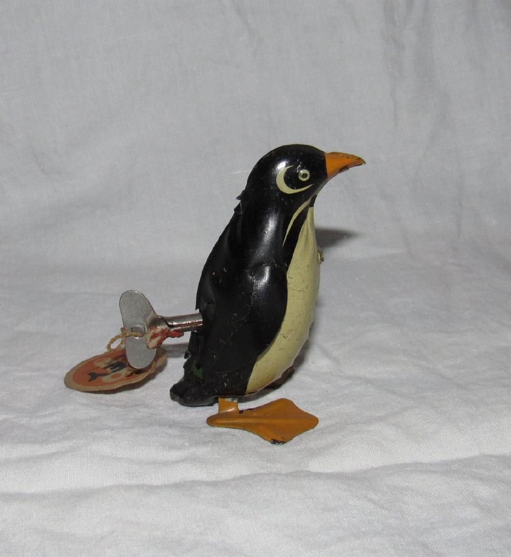 Tin Wind Up Penguin