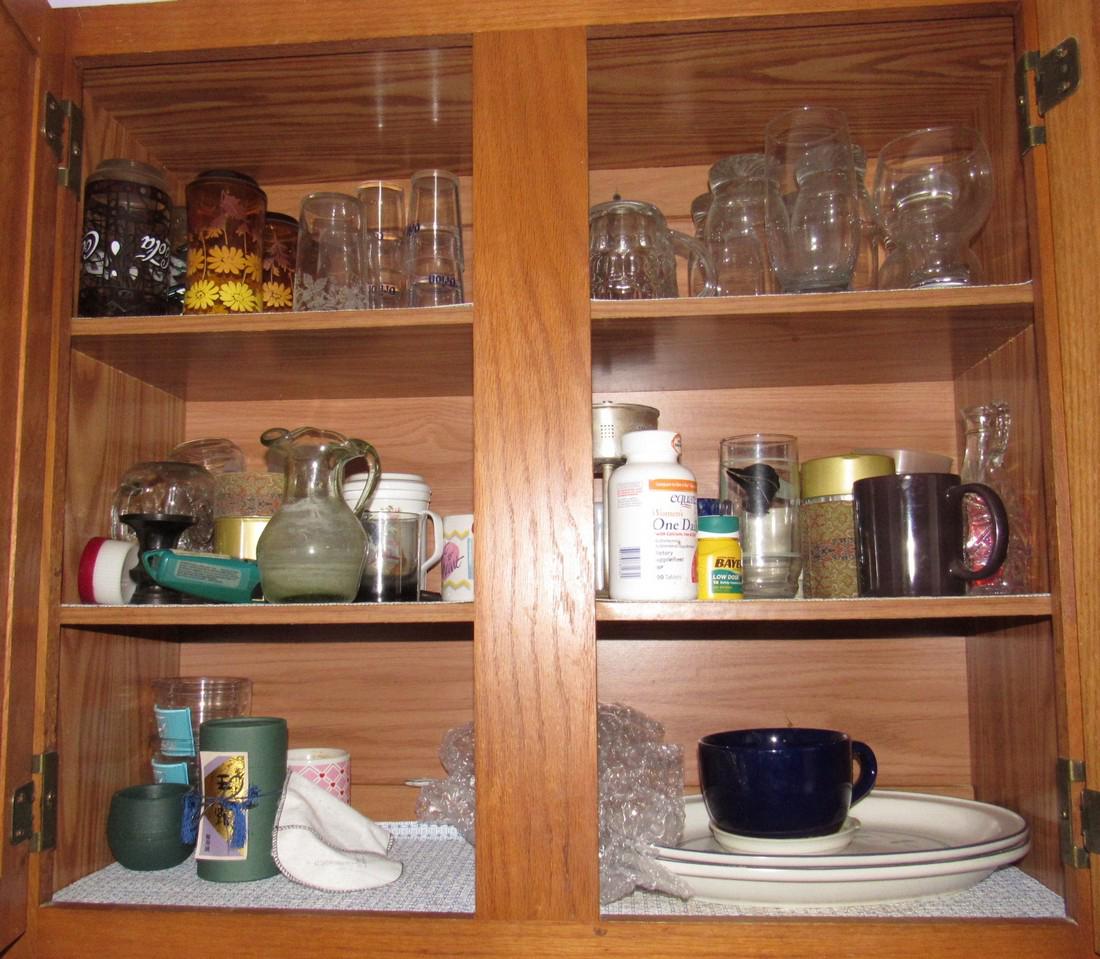 Contents of Kitchen Cabinets & Drawers (1 of 6)