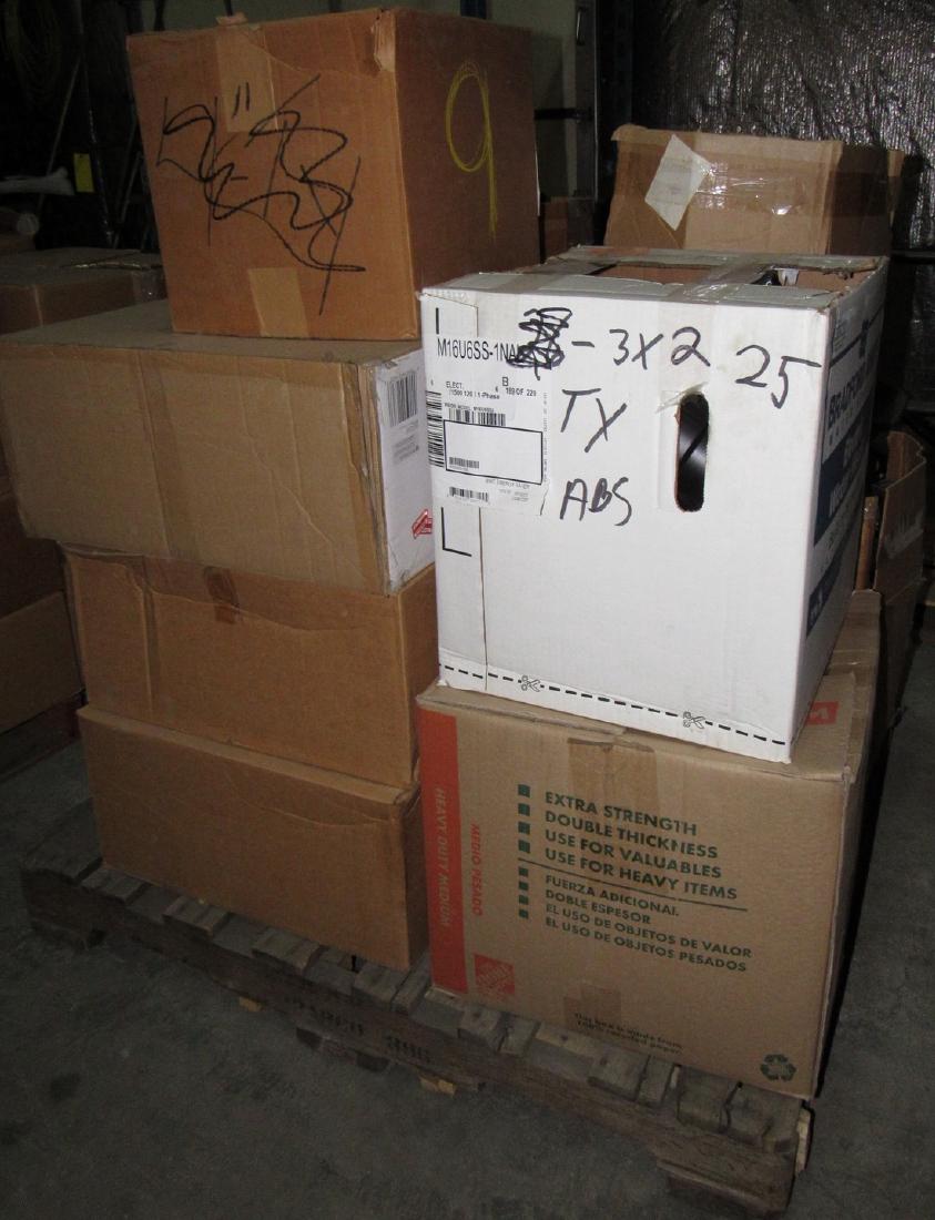 Cross Y Pallet Lot: Lot includes (73) 2" x 1 1/2" cross y, (51) 1 1/2" cross y , (25) 2" cross y , (10) 3"x2" cross y's , (25) 3"x2" ty, (20) 3" Cross y's, (11) 4"x2" ty, (9) 3"x2" Heal out ell, (1) 4"x3" ty, (1) 4"x2" t