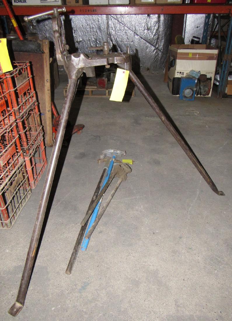 Rigid Pipe Vise Bender Tri Stand (1 of 3)