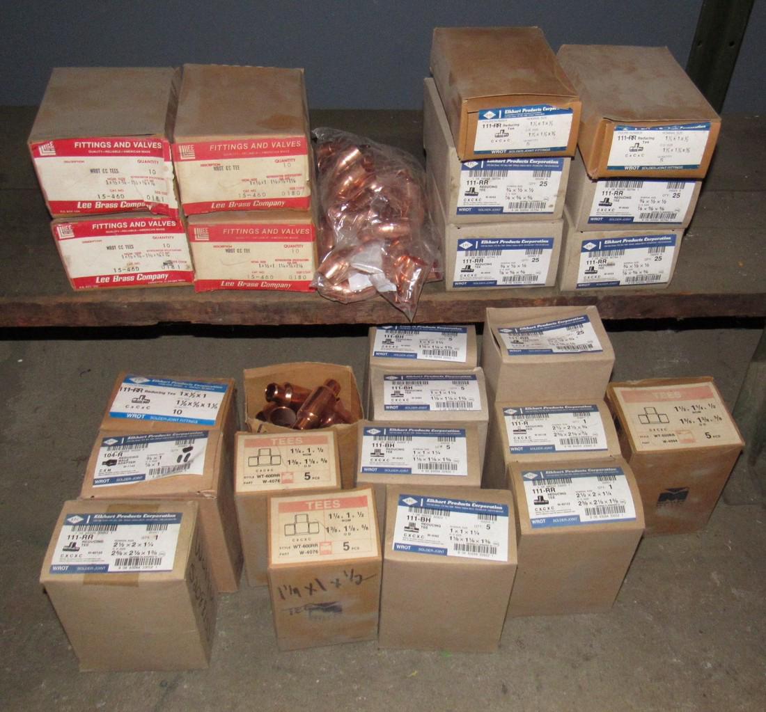 1/2" & 3/4" Copper Pipe Tubing Fittings Reducers (1 of 7)