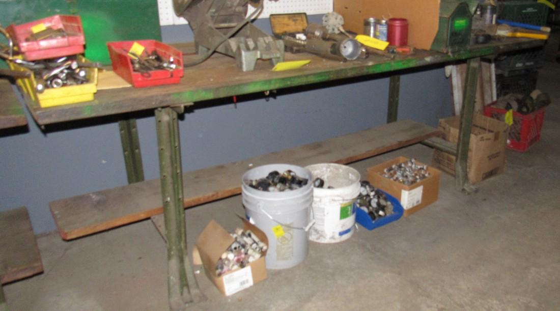 Vintage Industrial Workbench / Table (1 of 2)