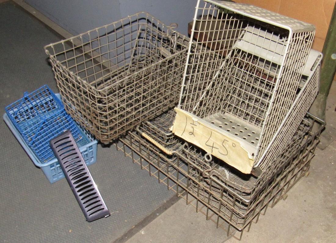 7 Vintage Wire Locker Baskets (1 of 3)