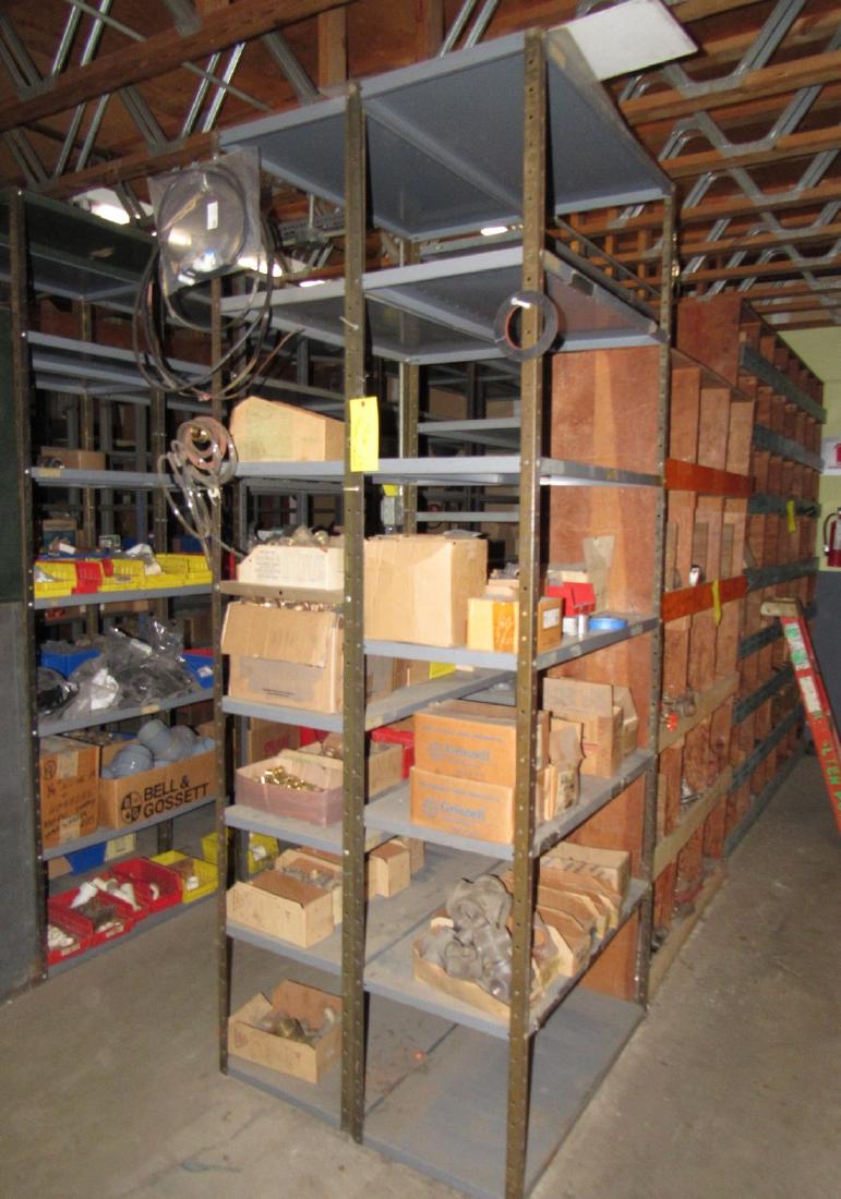 6 Metal Shelving Units (1 of 3)
