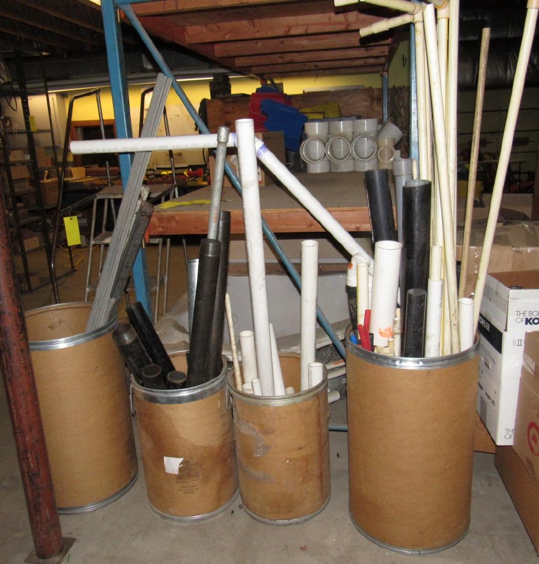 Scrap Piece of Steel Pipe PVC & Misc (1 of 4)