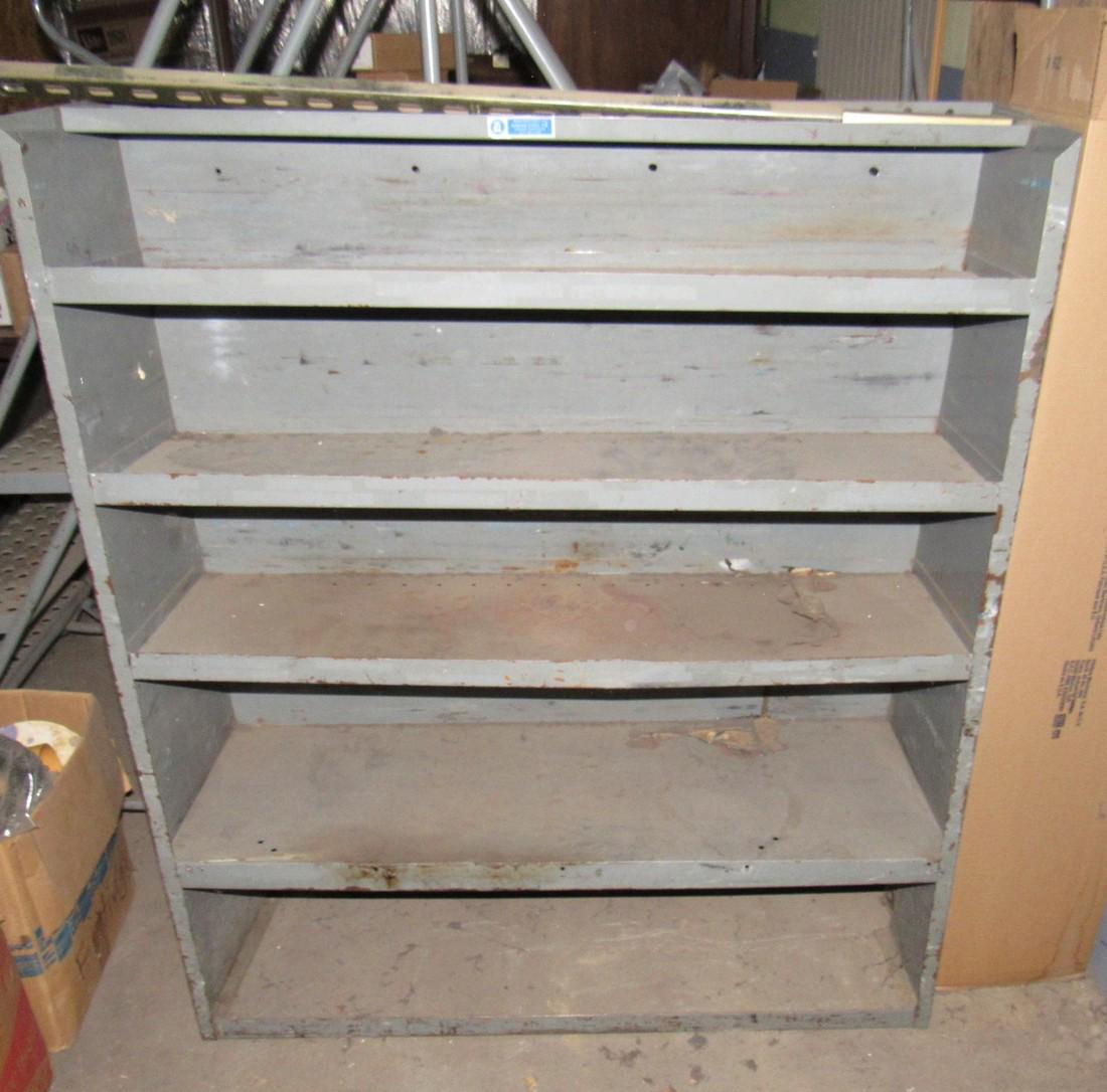 Shelf & Light Bulbs: Shelf is approx. 13" x 42" x 49" tall.