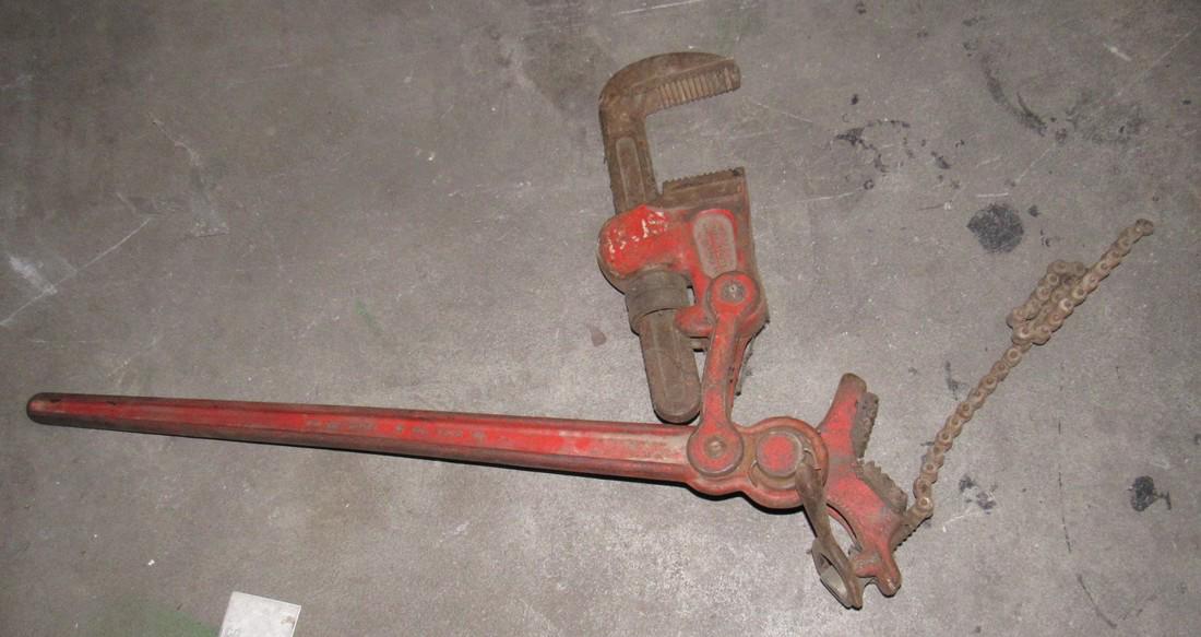 Rigid Super Six Pipe Wrench Vise (1 of 3)