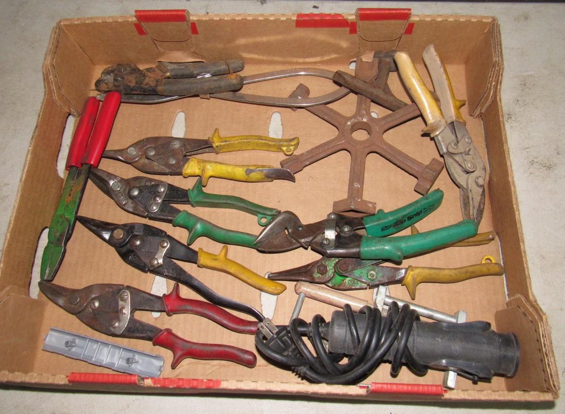 Snips & Tool Lot: Getting all in box