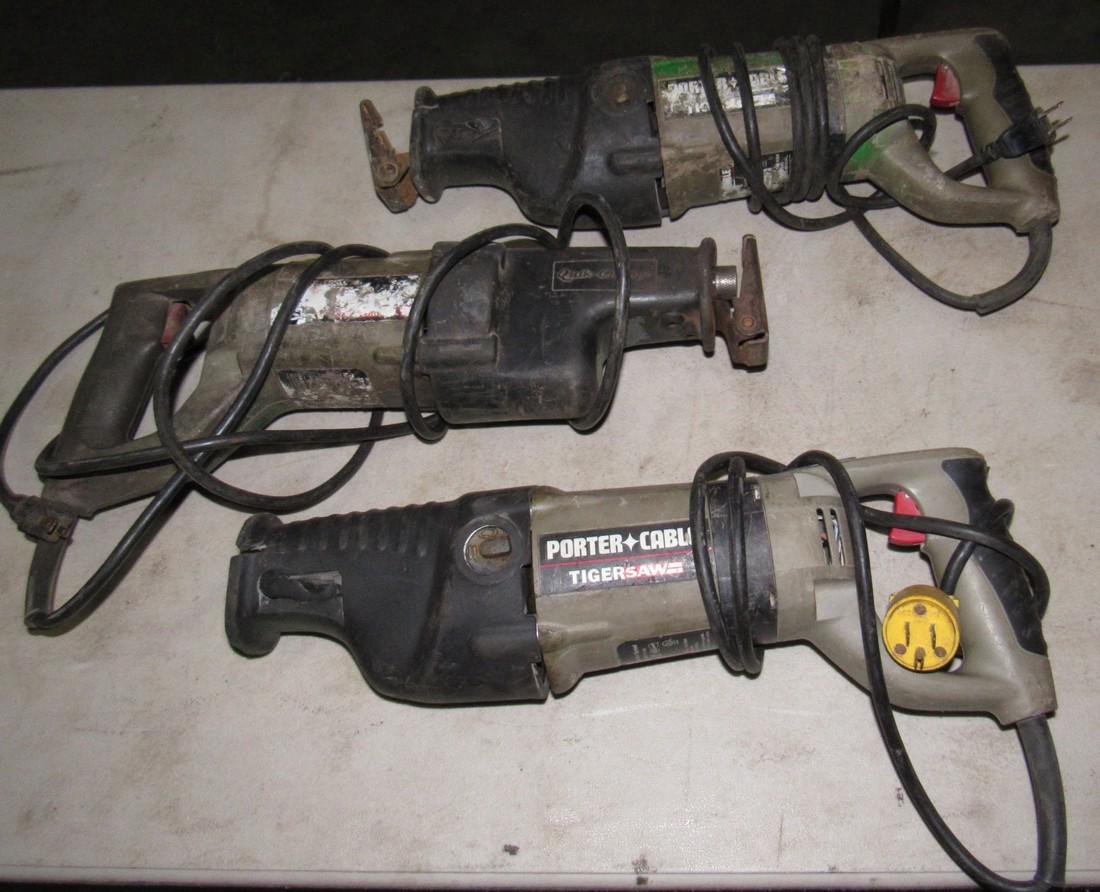 3 Porter Cable Tiger Reciprocating Saws (1 of 1)