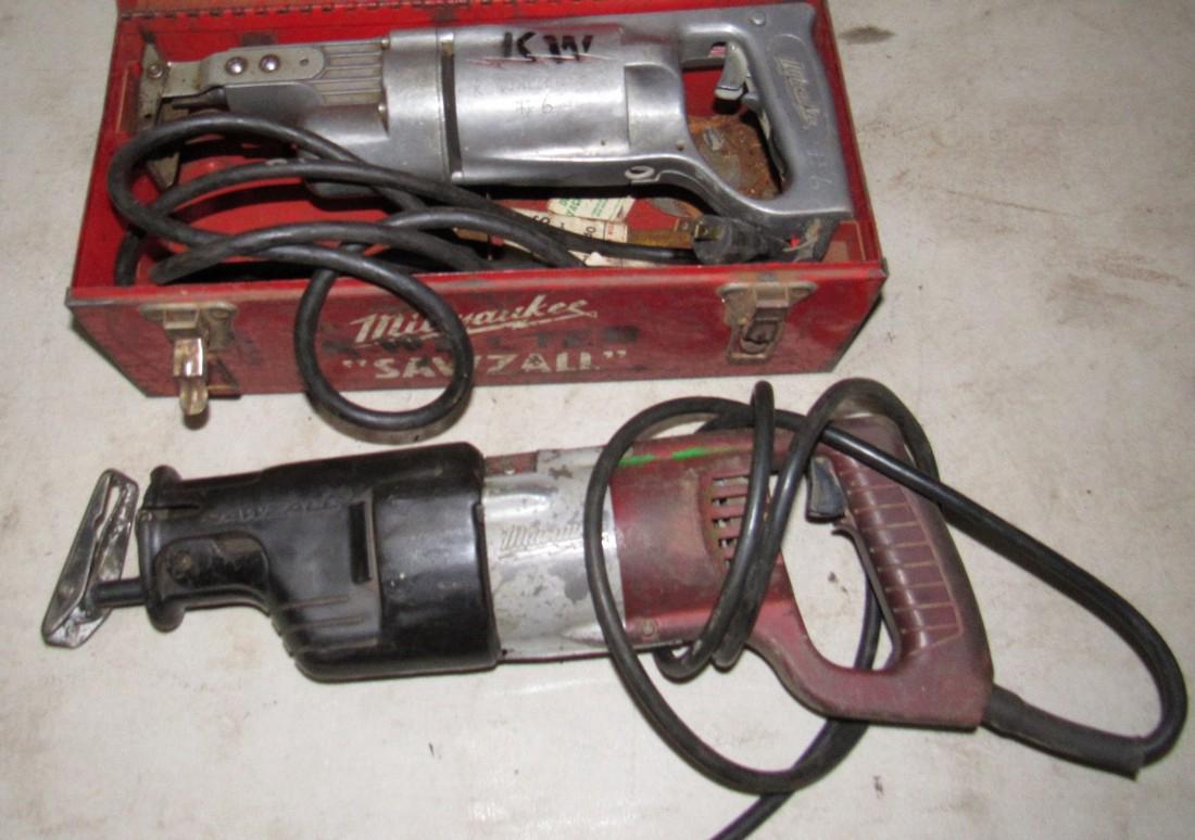 2 Milwaukee Sawzalls Reciprocating Saws (1 of 3)