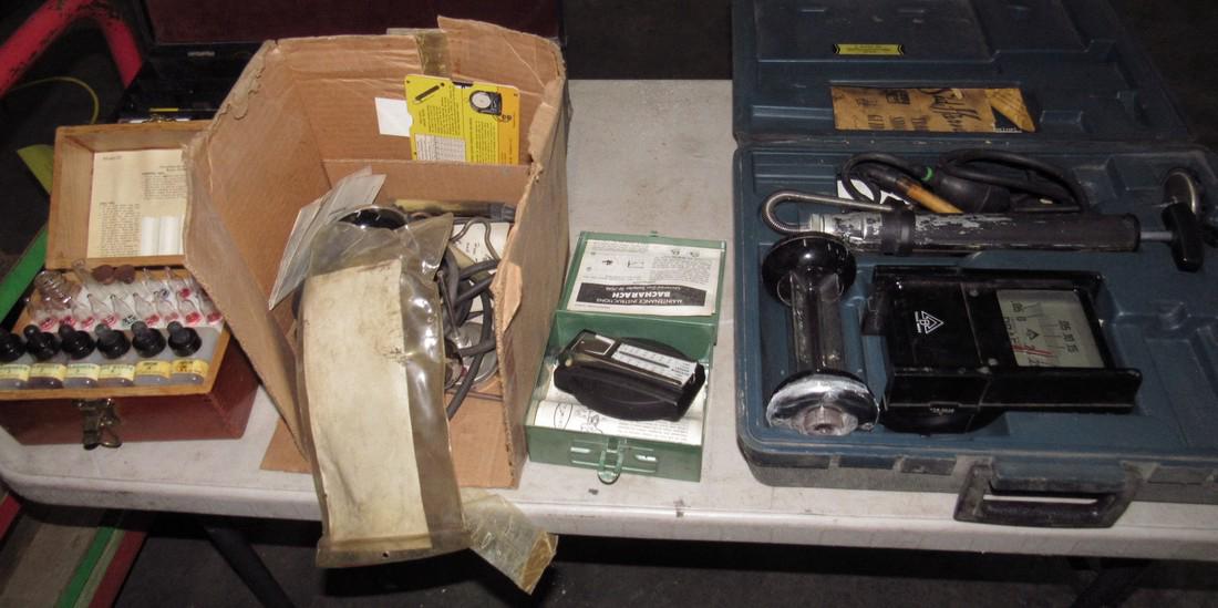 Table Contents of Test Equipment (1 of 6)