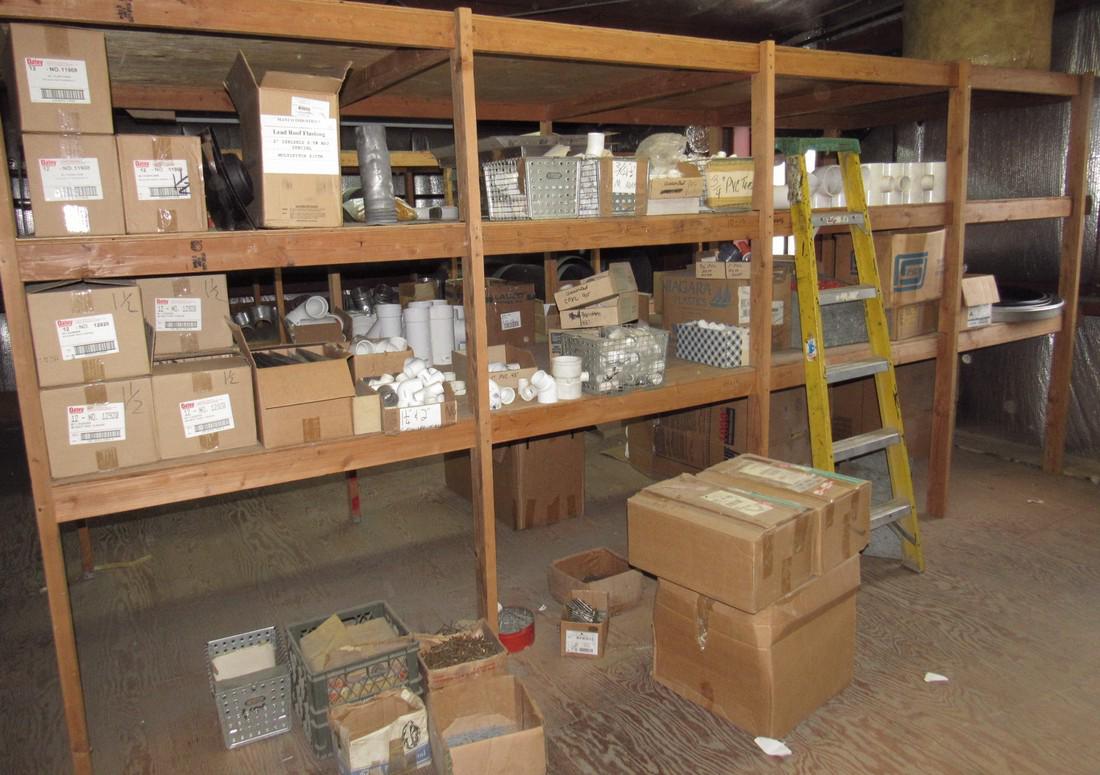 Roof Flashing PVC Fittings Shelf Contents lot (1 of 10)