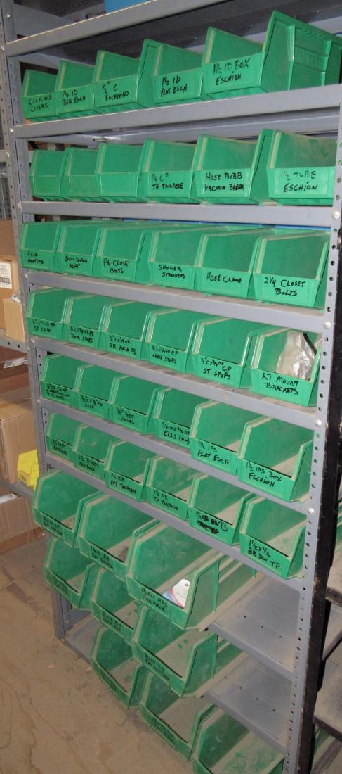 Green Plastic Parts Bins (1 of 1)