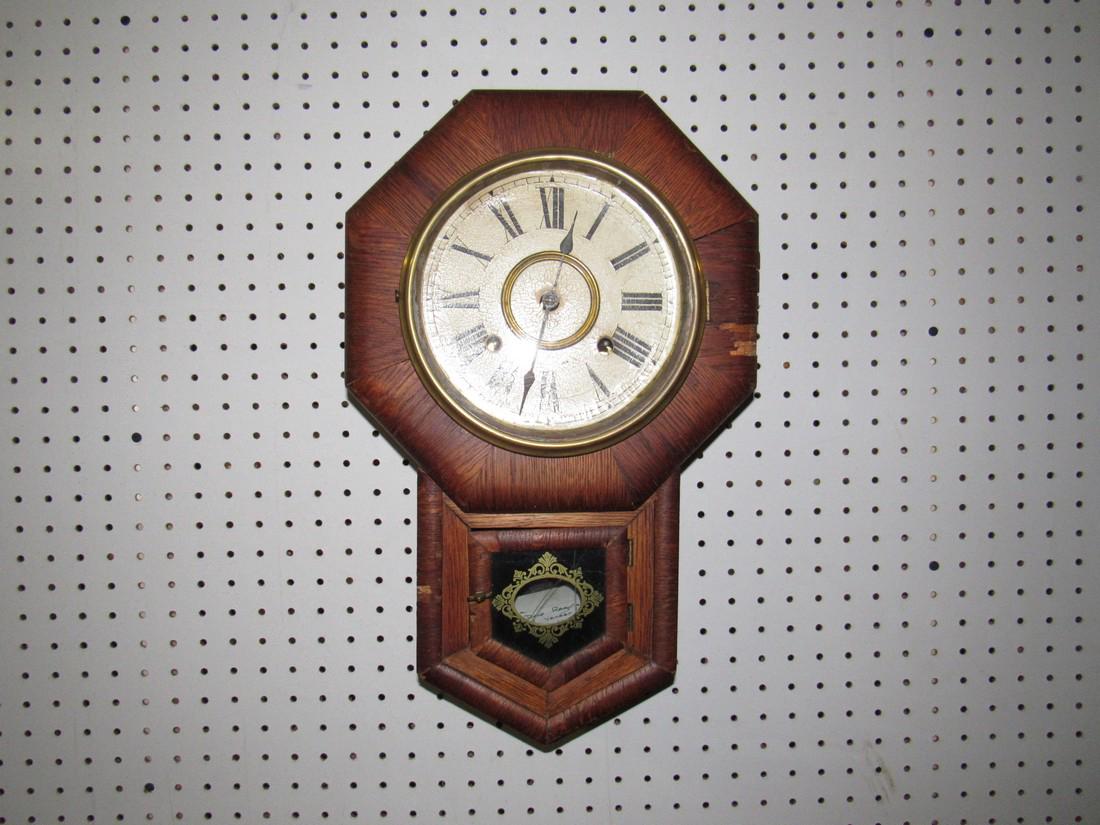 Ansonia Short Drop Box Regulator Clock (1 of 7)