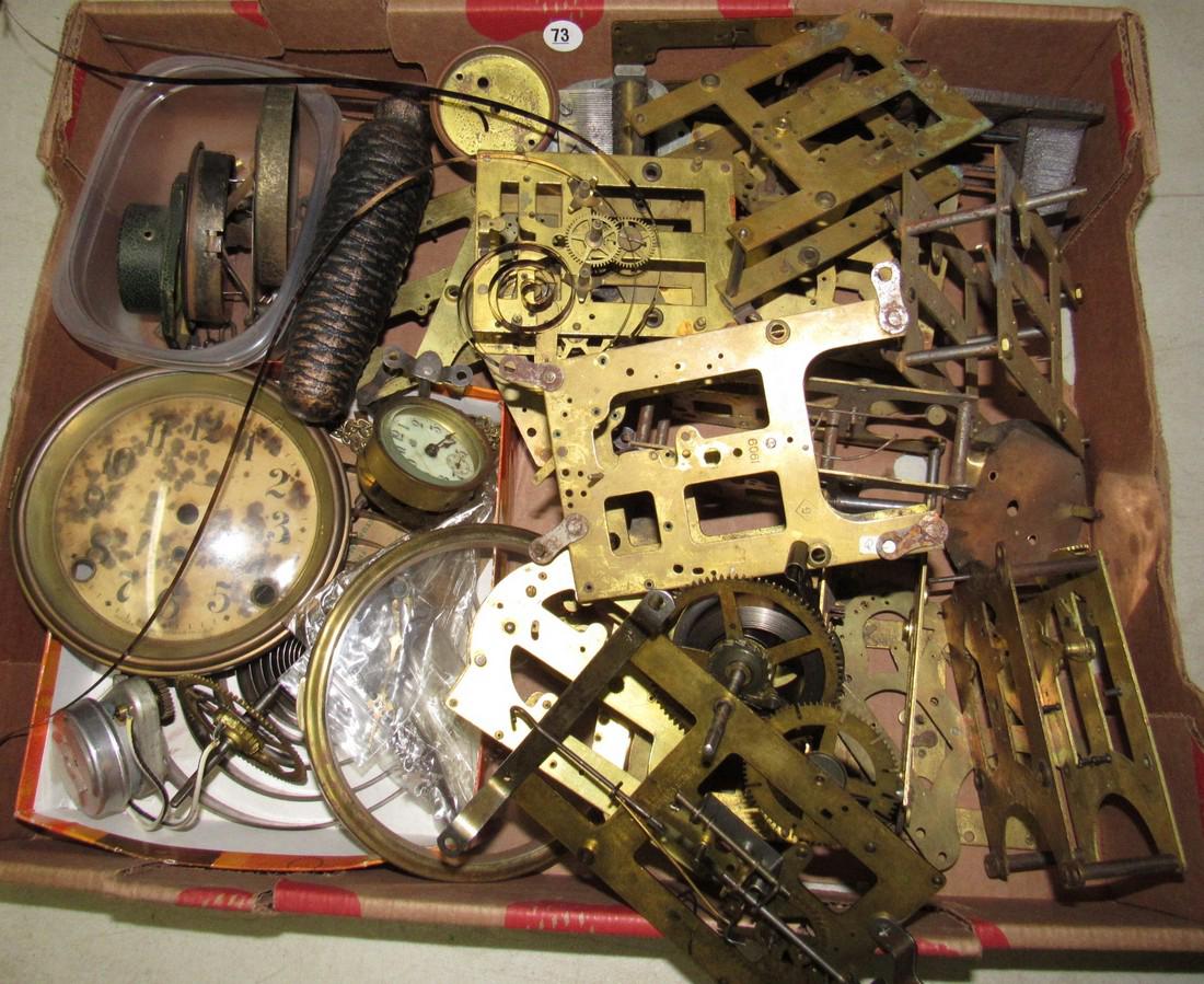 Clock Movements Cases Parts Lot (1 of 5)