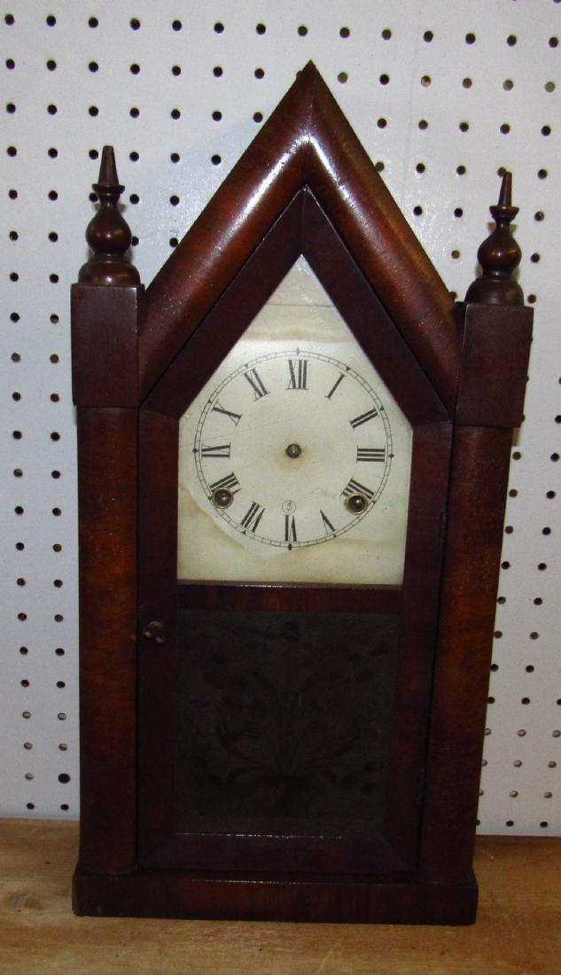 Seth Thomas Cathedral Clock: Approx. 20" tall.