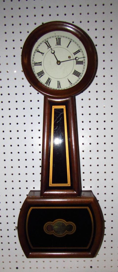 E. Howard #5 Banjo Clock 8 Day time Weight Driven (1 of 4)