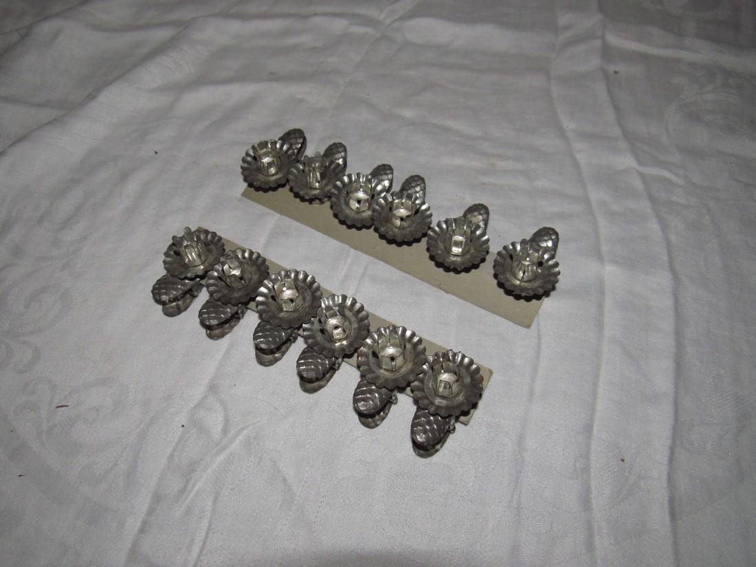 12 Clip On Tin Christmas Tree Candle Holders (1 of 1)