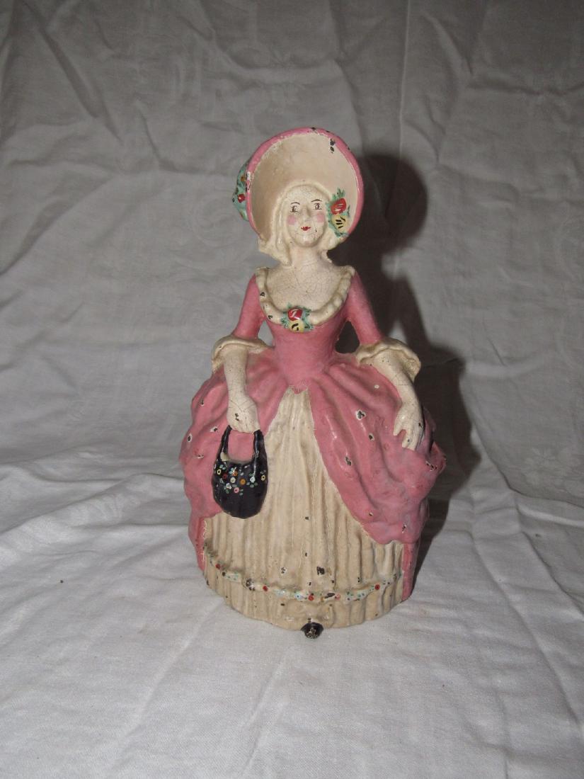 Cast Iron Victorian Woman Door Stop (1 of 2)