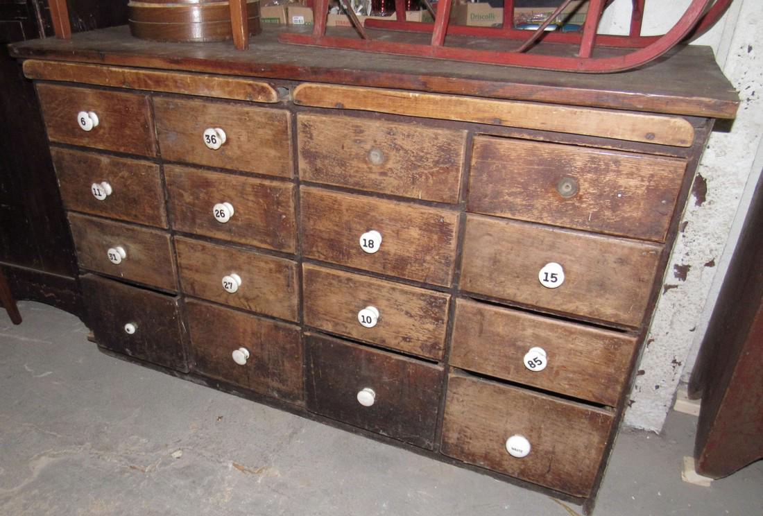 16 Drawer Country Store Counter (1 of 3)
