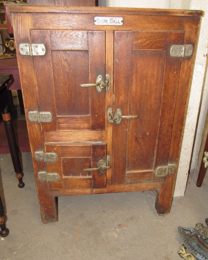Oak Snow Ball Ice Box (1 of 4)