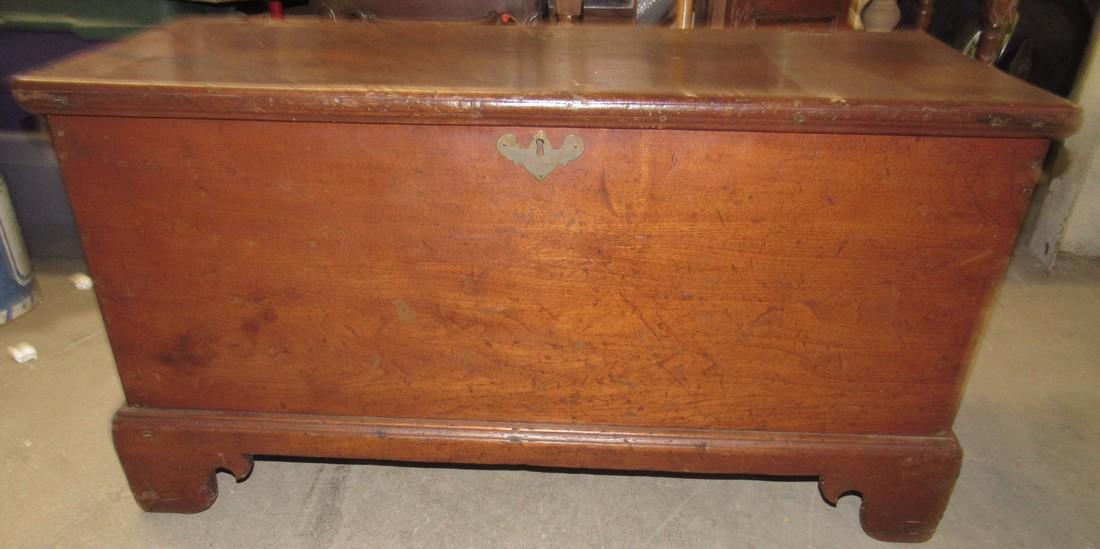 Early Walnut Blanket Chest w/Snipe Hinges (1 of 6)