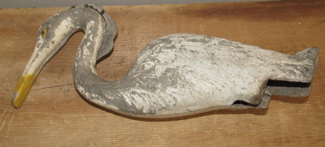 Cast Aluminum Heron / Stork (1 of 2)