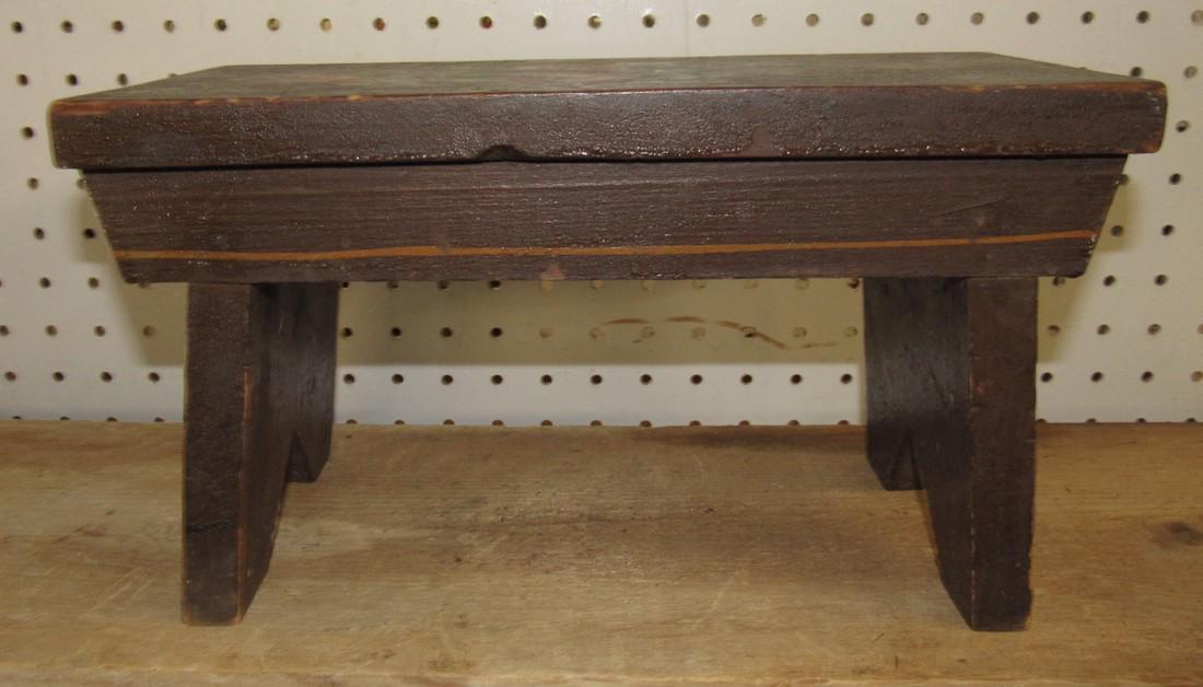 Paint Decorated Stool (1 of 4)