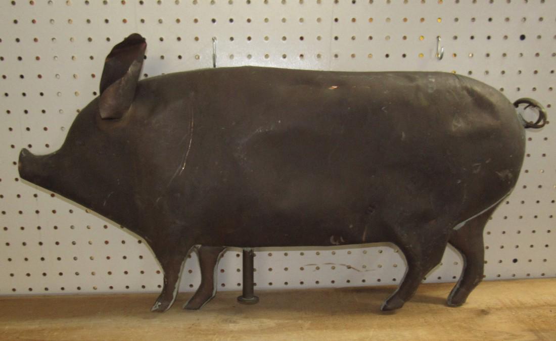 Copper Pig Weathervane (1 of 3)