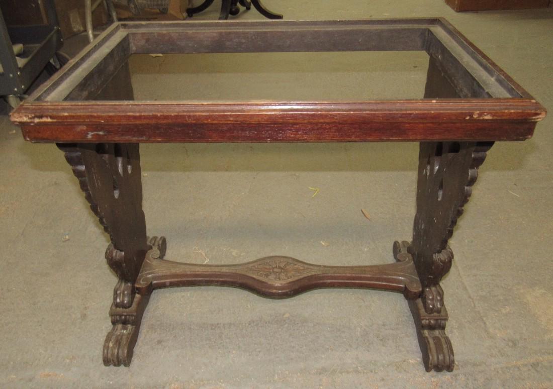 Eagle Carved End Table (1 of 2)