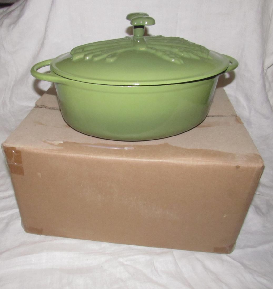 Technique Porcelain Enamel Cast Iron Roaster (1 of 2)