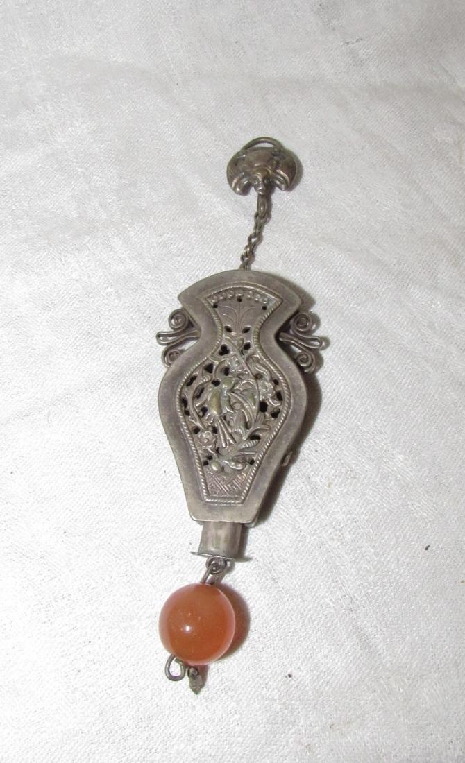 Antique Sewing Pin Holder w/ Bat (1 of 4)