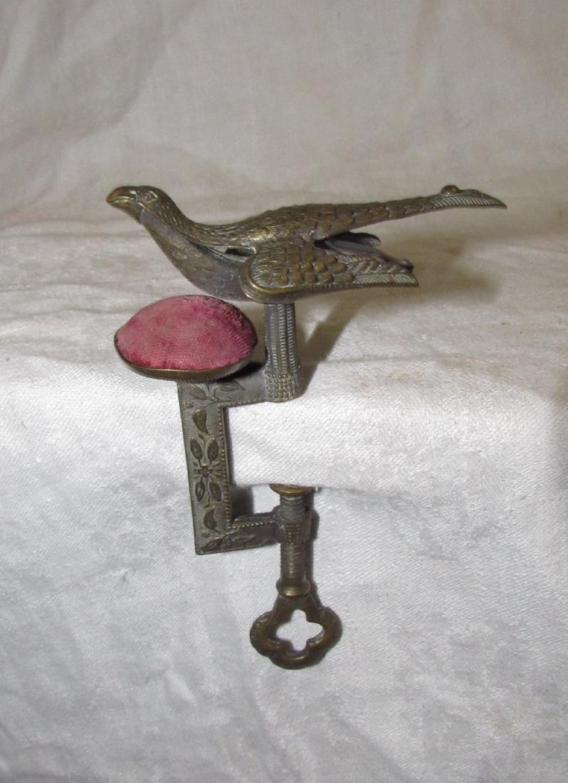 Antique Brass Sewing Bird (1 of 3)
