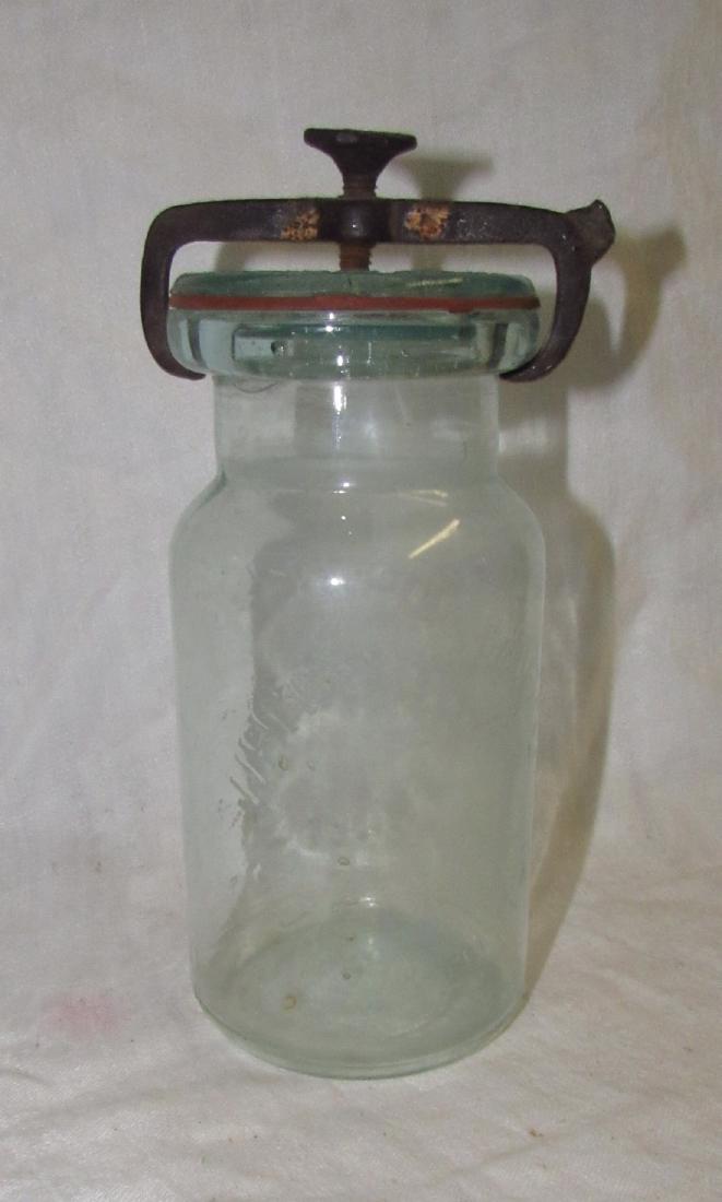 Millville Atmospheric Fruit Jar Whitall's Patent 1861 (1 of 3)