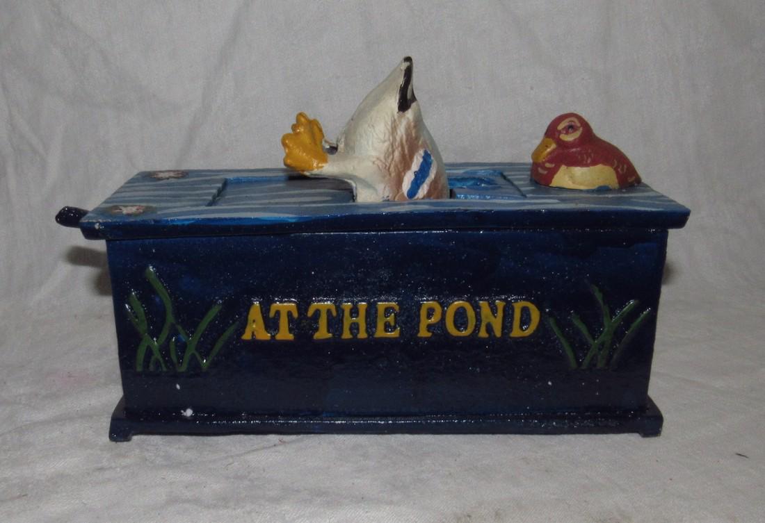 Cast Iron At the Pond Mechanical Duck Bank (1 of 4)