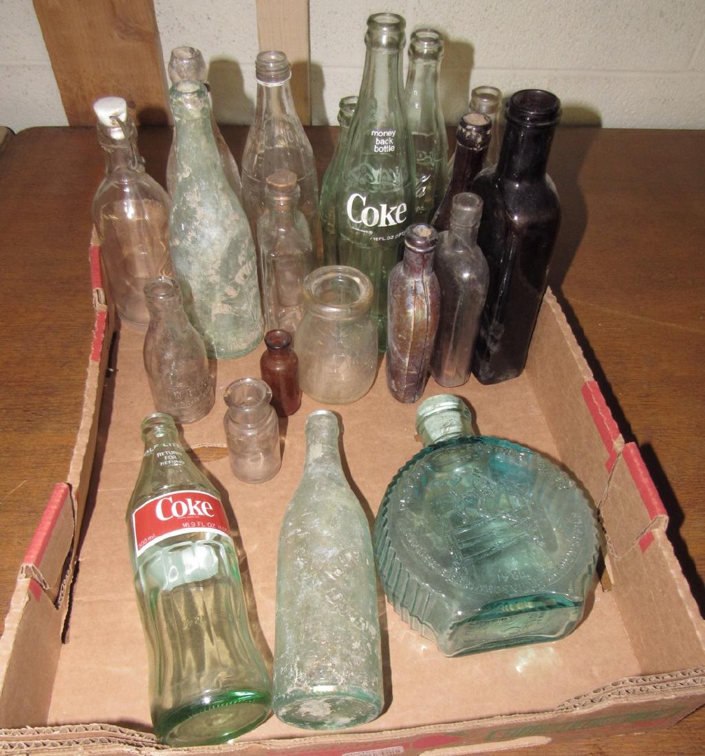 Misc Bottles Milk Coke Soda: Getting all pictured. Did not inspect everyone
