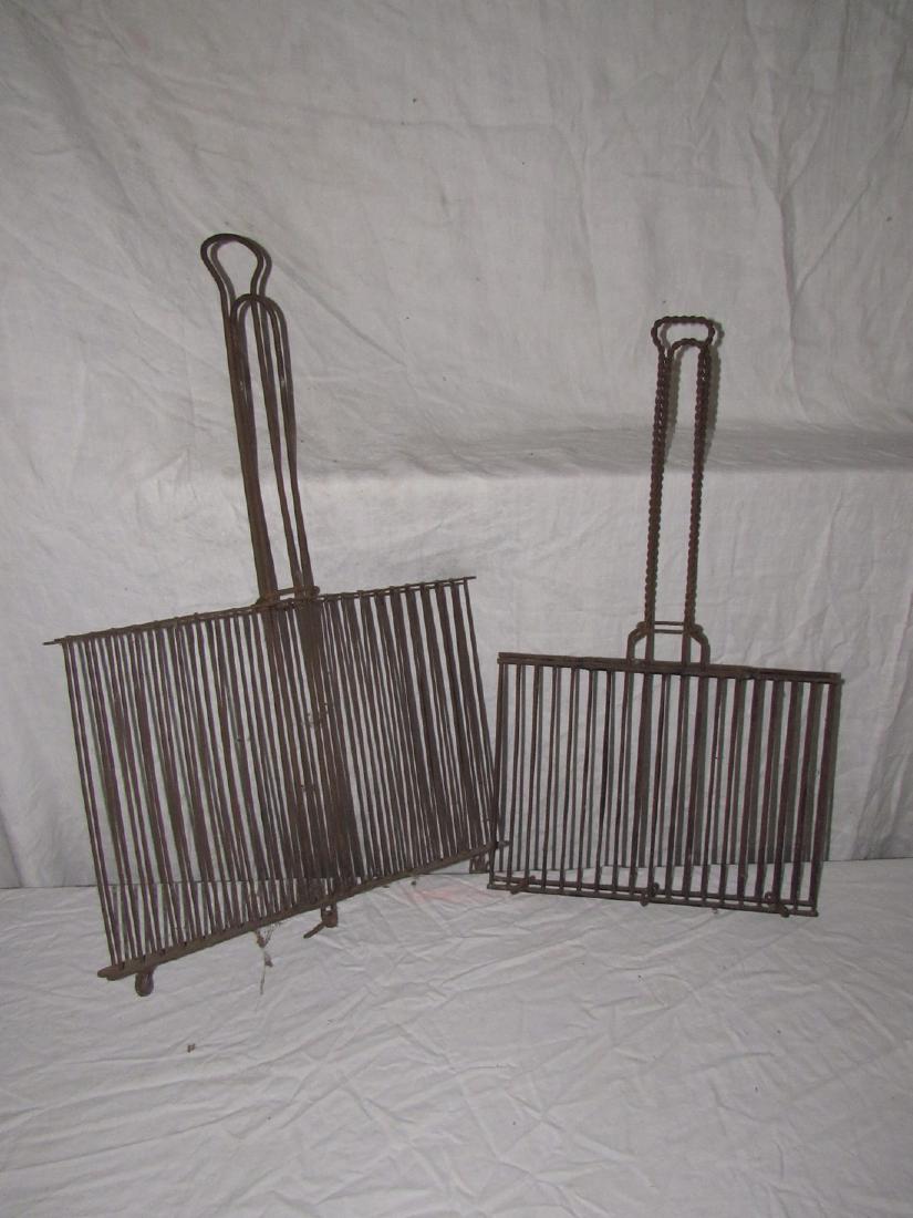 Grill Rotisseries: Larger one is approx. 12 1/2" x 17 1/2"
