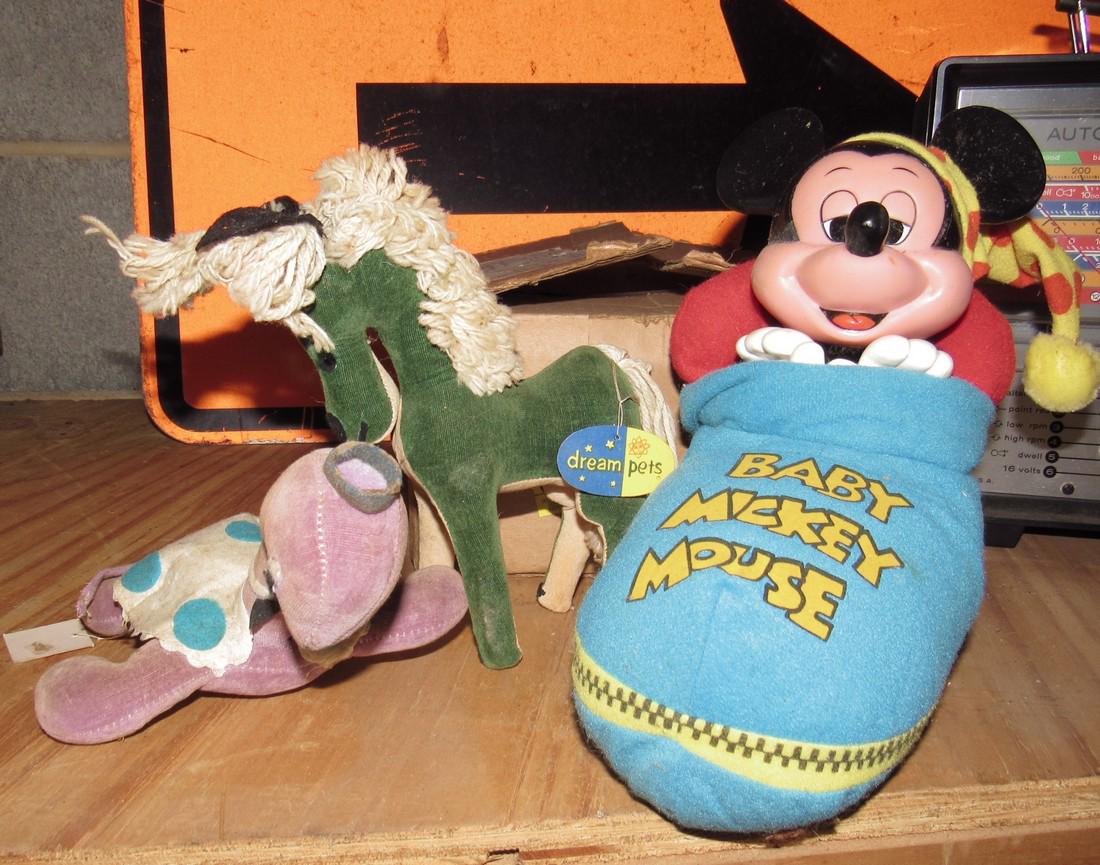 Dream Pets Horse Turtle & Baby Mickey Mouse (1 of 1)