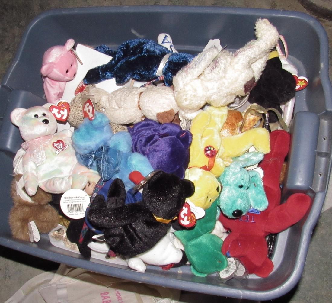 Tote Full of Beanie Babies (1 of 2)
