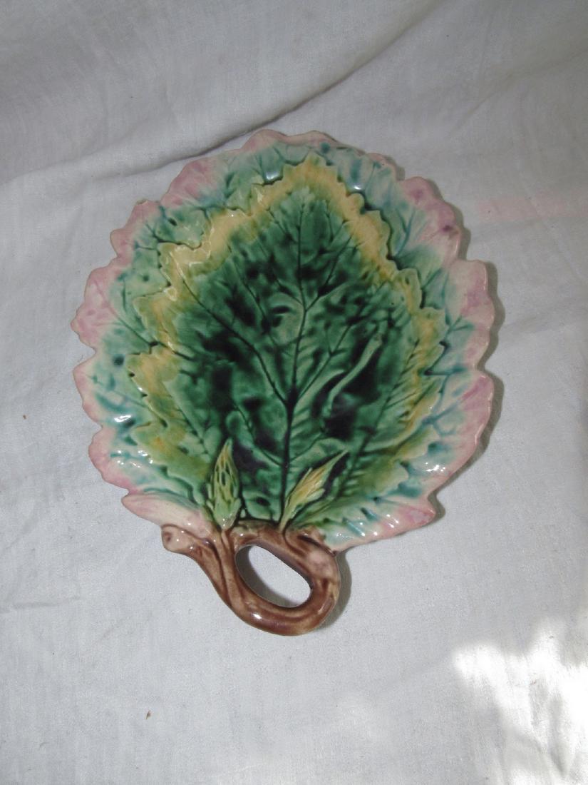 Etruscan Mojolica Smith & Hill Leaf Tray (1 of 4)