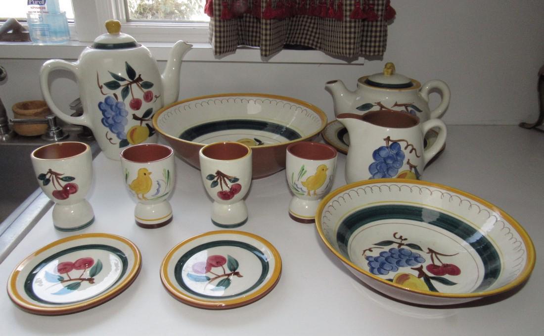 Stangl Teapots Bowls Plates Pitcher (1 of 3)