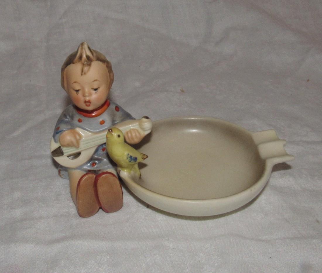 Girl w/ Mandolin Hummel Ashtray (1 of 2)