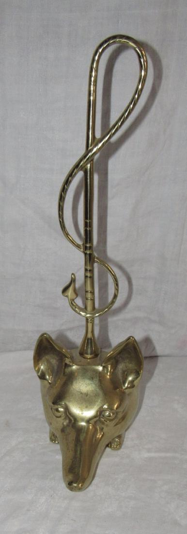 Brass Fox Doorstop (1 of 4)