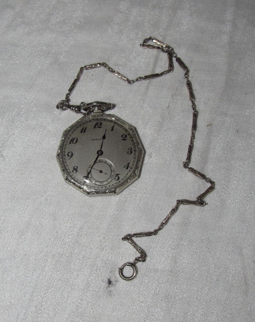 Hamilton Pocket Watch w/ 12k Gold Filled Chain (1 of 4)
