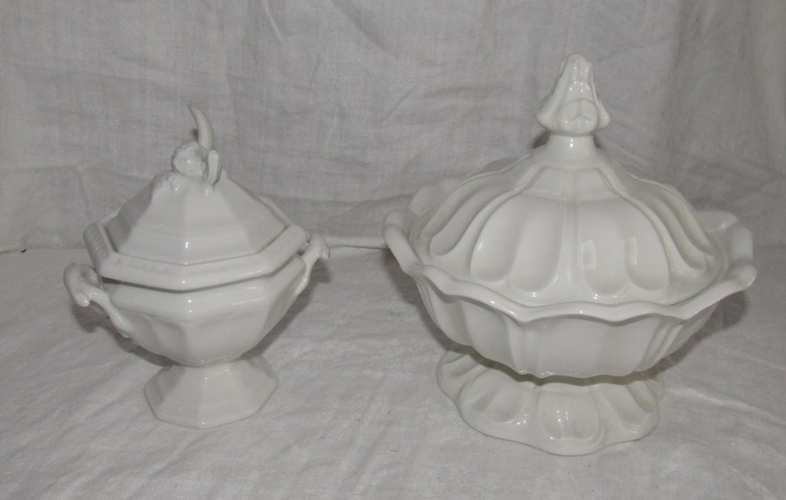 Red-Cliff Ironstone Compote and Gravy Boat (1 of 2)