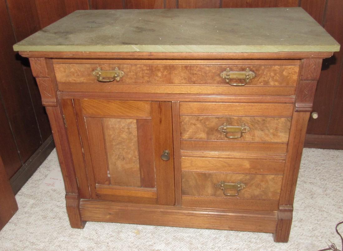 Washstand: Approx. 18" x 32" x 26 3/4" tall