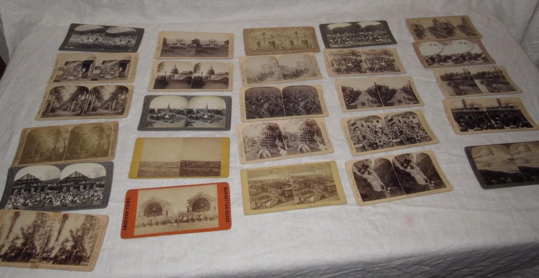 Large Lot of Stereoview Cards (1 of 10)