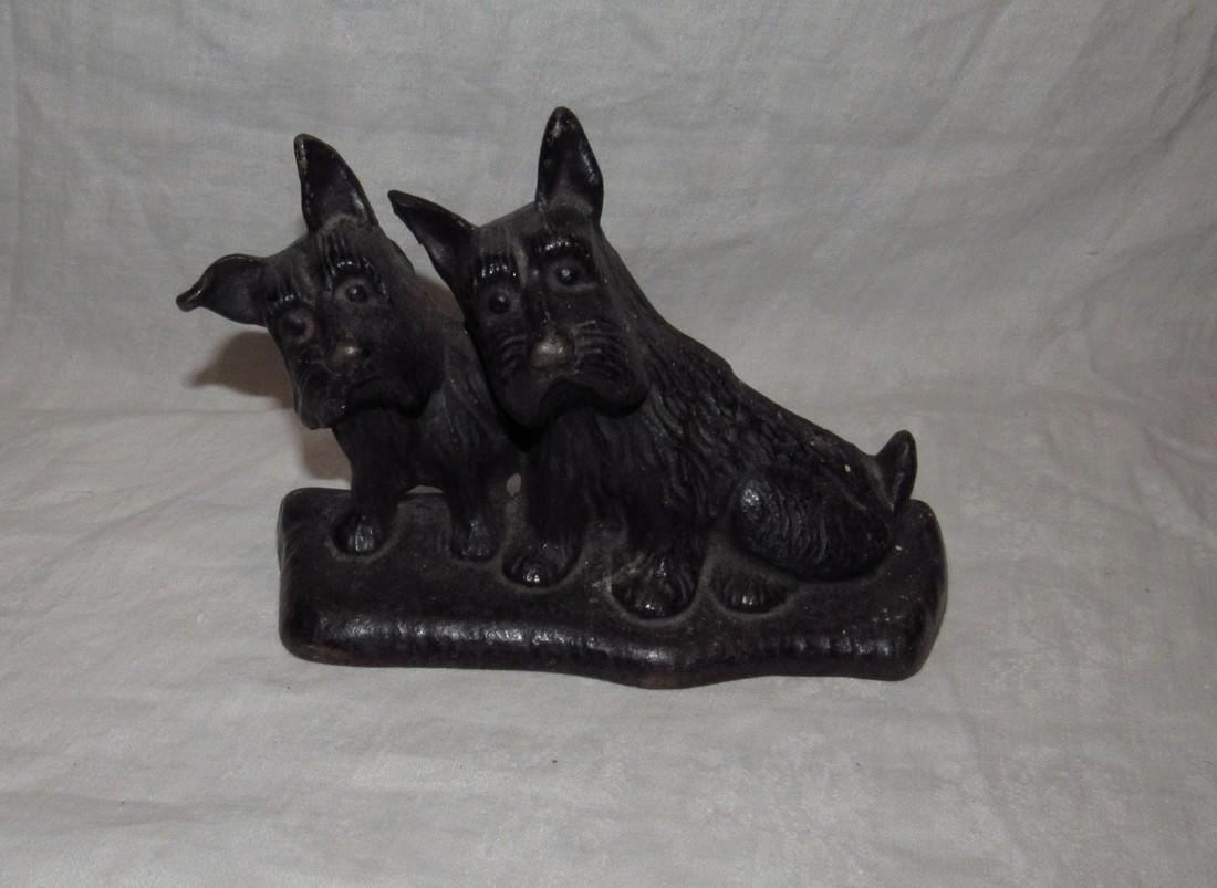 Cast Iron Scotty Dog Doorstop (1 of 2)