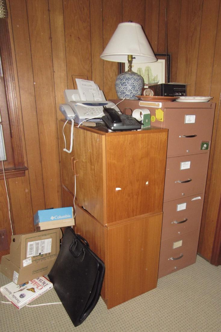 File Cabinet Fax Machine Scanner Lamp Print (1 of 7)