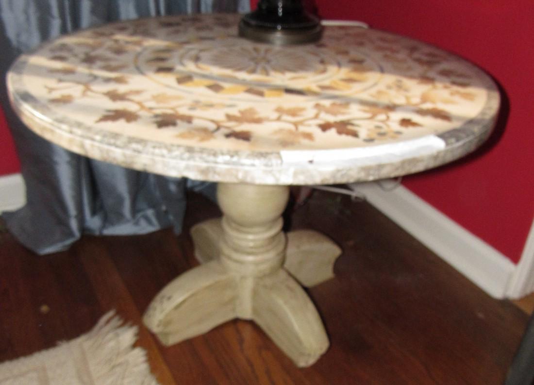 Marble Top Mosaic Table (1 of 7)